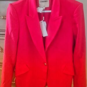 L'AGENCE Bold Pink Blazer